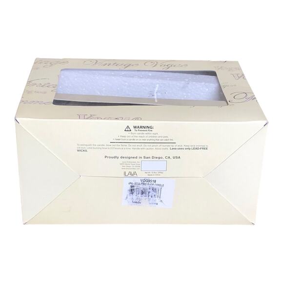 Lava Vintage Vogue Sculpted Shoe Scented Decorative Candle Lead-Free 10.6oz - Picture 11 of 14